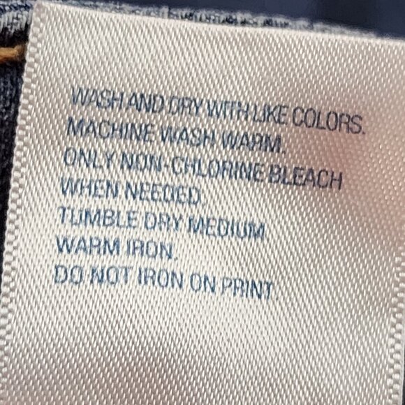 Old Navy Rock Star Dark Wash Cotton Poly Span Mid Rise Stretch Skinny Jean 8 Reg - Picture 15 of 16